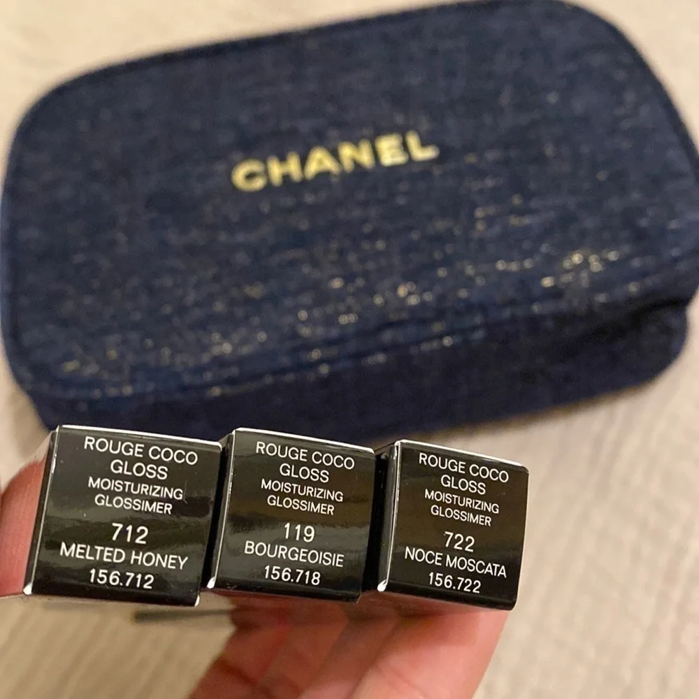 Chanel Holiday Makeup Set Always Brilliant Lipstick Trio . New
